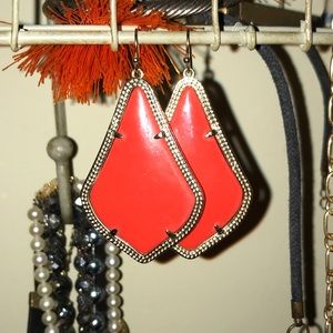 Kendra Scott Alexandra red earrings ❤️
